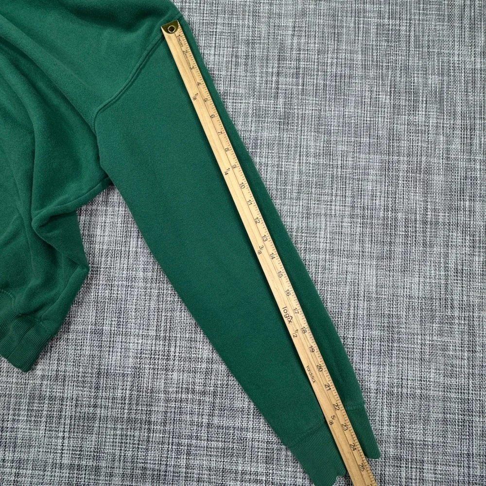 The North Face Hoodie Mens Large Green Half Dome Logo Cotton Blend Pullover